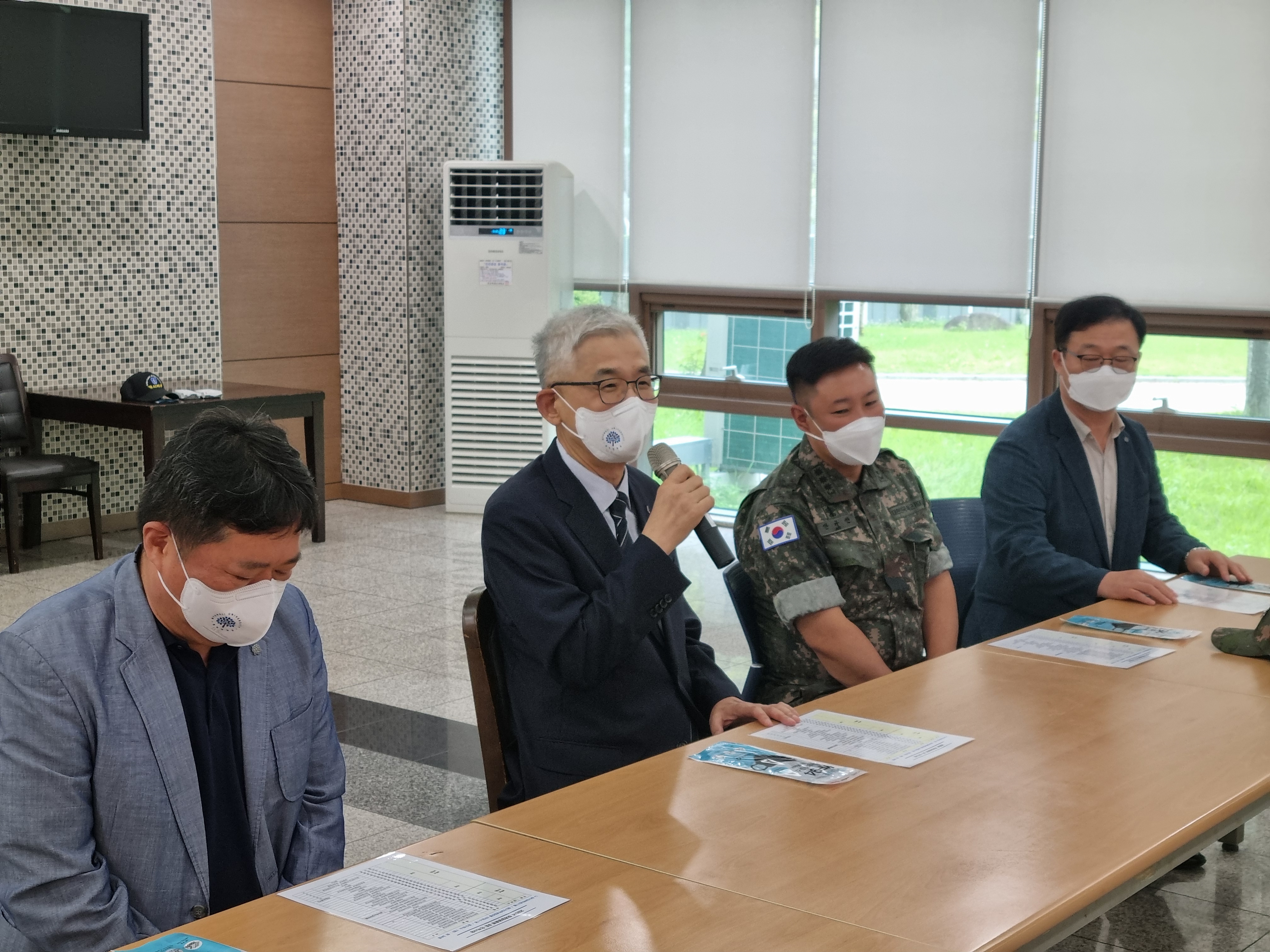2025년 하계입영훈련 대학총장님 위문 4번째 첨부파일 이미지